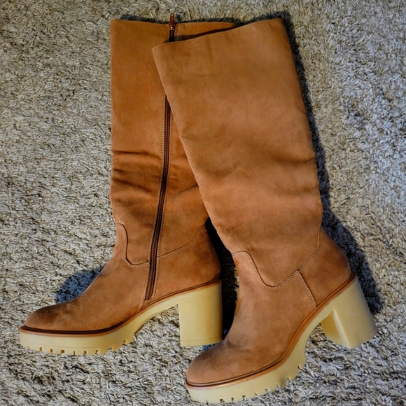Universal Thread Shoes Lug Sole Tall Boots Poshmark